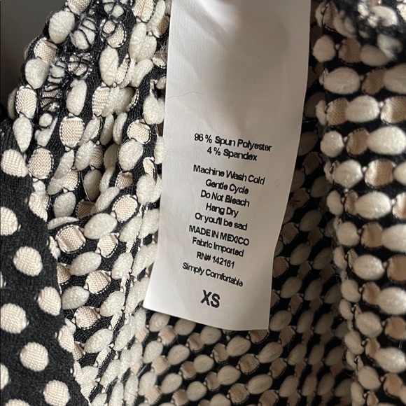 2 for $20 LuLaRoe Nicole dress Black and White Polka Dot fit and flare - Picture 7 of 11